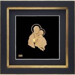 تابلو ورق طلا عیسی مسیح مریم مقدس