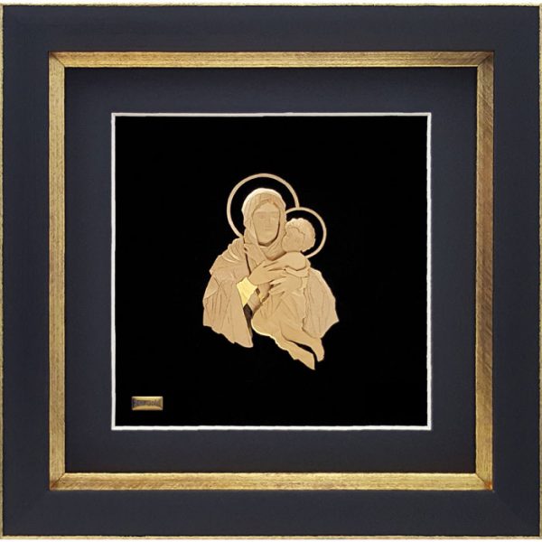 28.-28-600x600 تابلو ورق طلا عیسی مسیح مریم مقدس