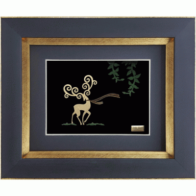 تابلو گوزن طلایی