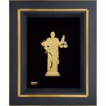 تابلو ورق طلا طرح عدالت