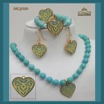 نیم ست قلب اسلیمی - تصویر 4