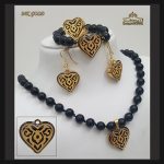 نیم ست قلب اسلیمی - تصویر 5