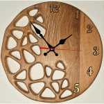 ساعت دیواری چوبی