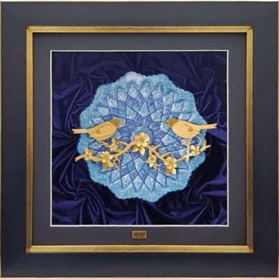 مینا – گل و مرغ دو گنجشک