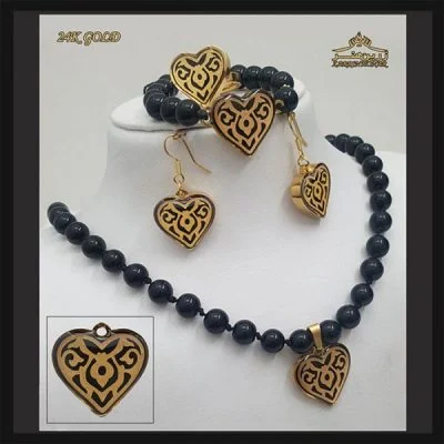 نیم ست قلب اسلیمی