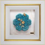 سفال – گل و پروانه